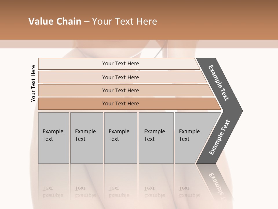 Adult Topless Blond PowerPoint Template