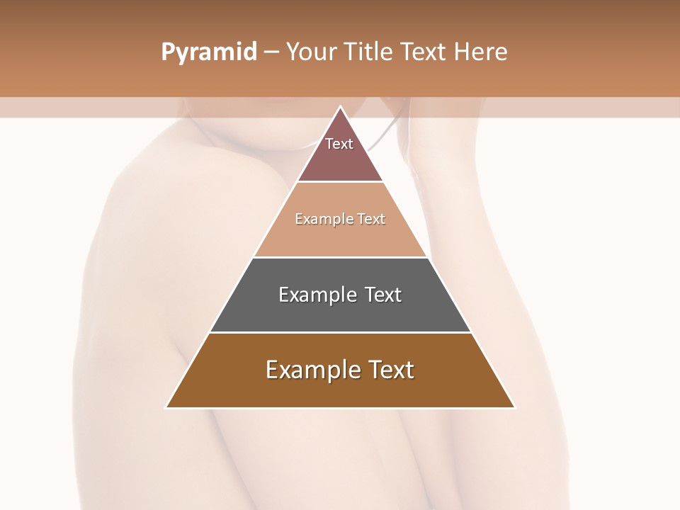 Adult Topless Blond PowerPoint Template