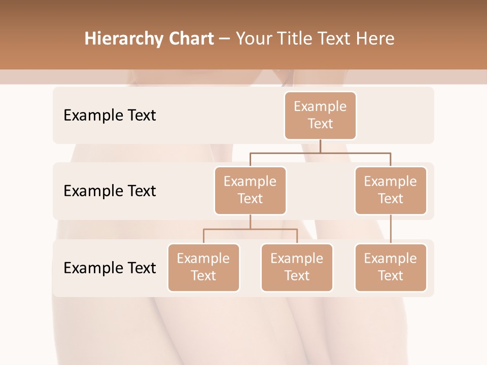 Adult Topless Blond PowerPoint Template