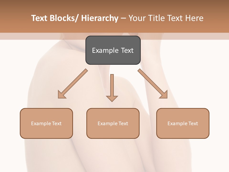 Adult Topless Blond PowerPoint Template