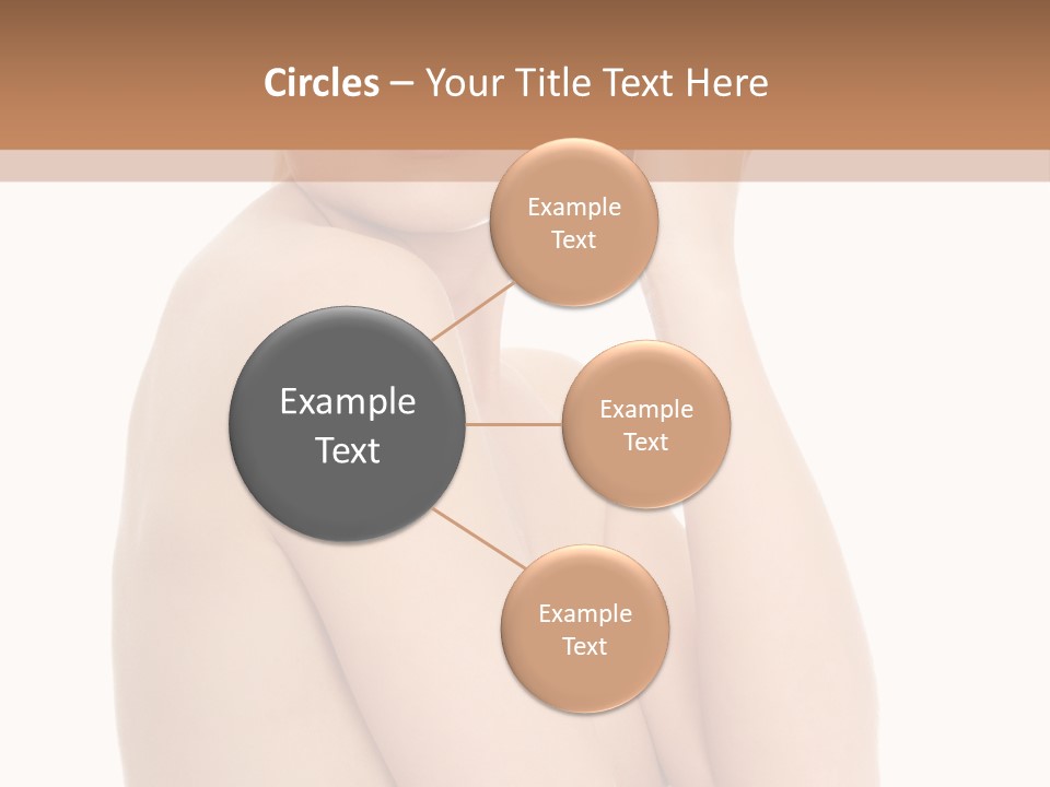 Adult Topless Blond PowerPoint Template