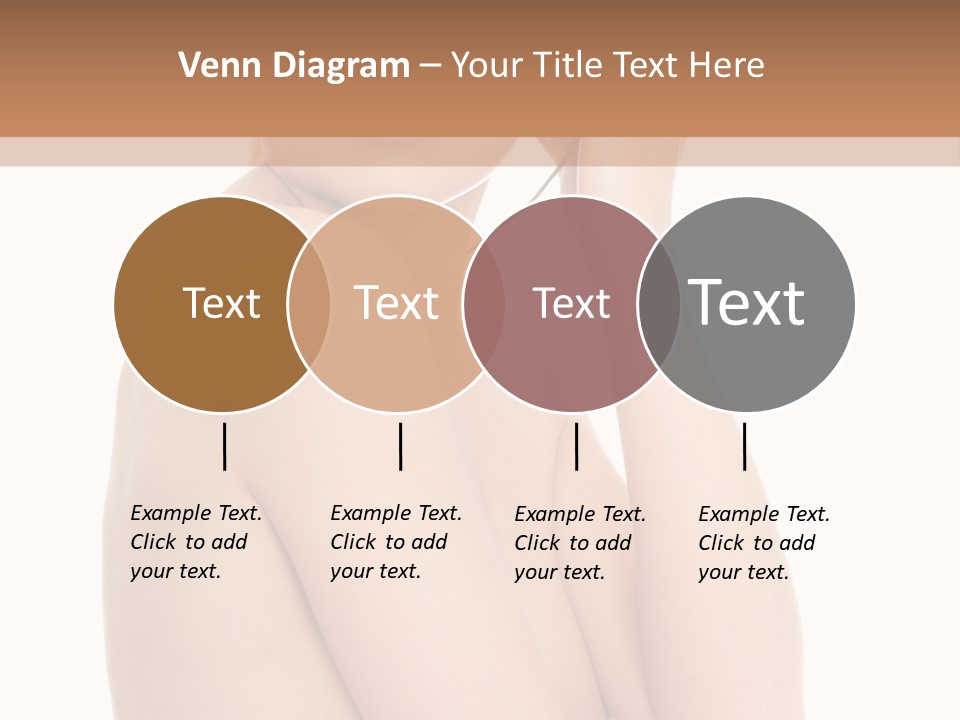 Adult Topless Blond PowerPoint Template