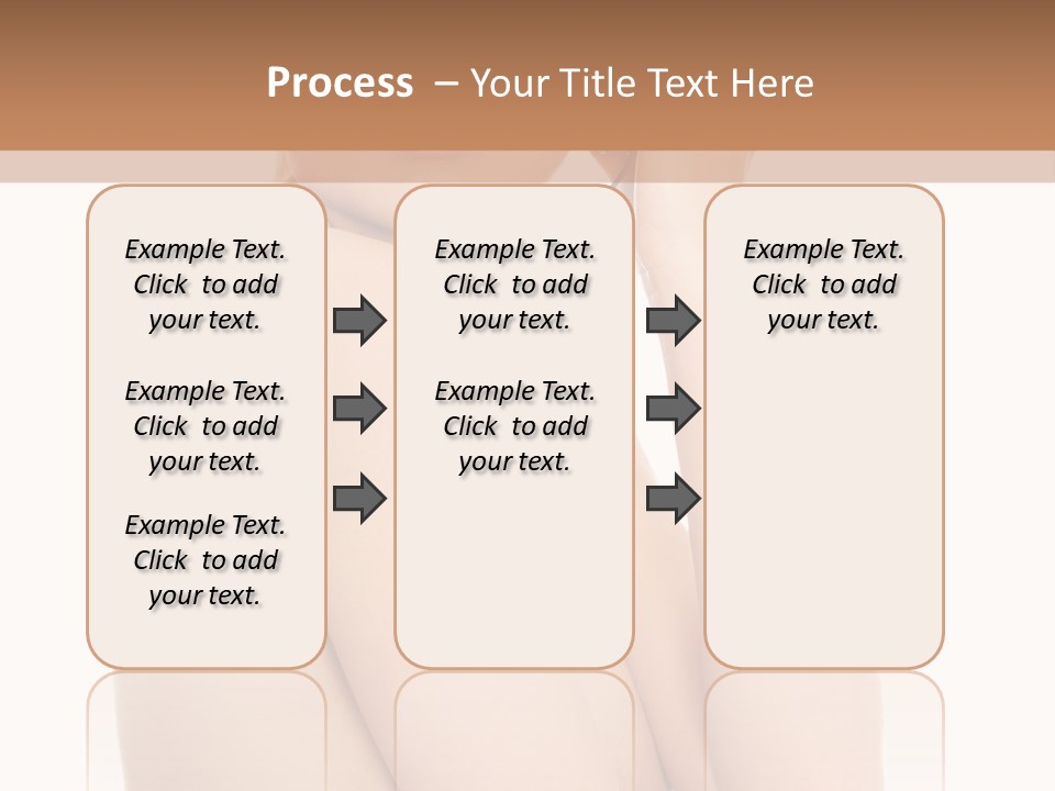 Adult Topless Blond PowerPoint Template