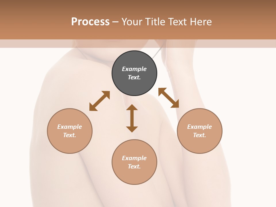 Adult Topless Blond PowerPoint Template