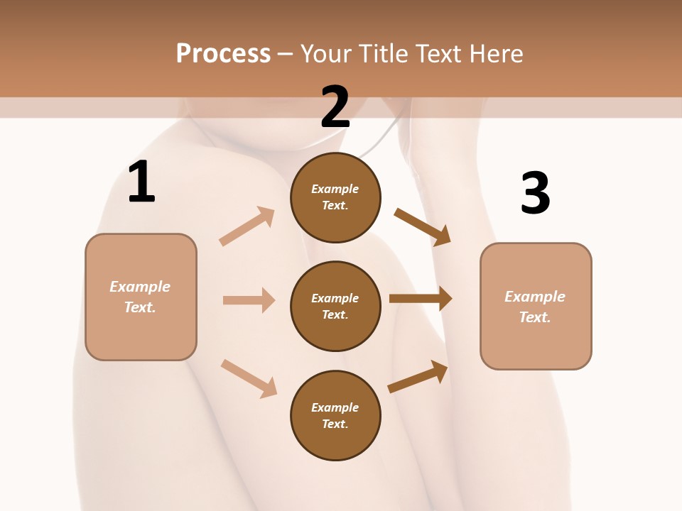 Adult Topless Blond PowerPoint Template