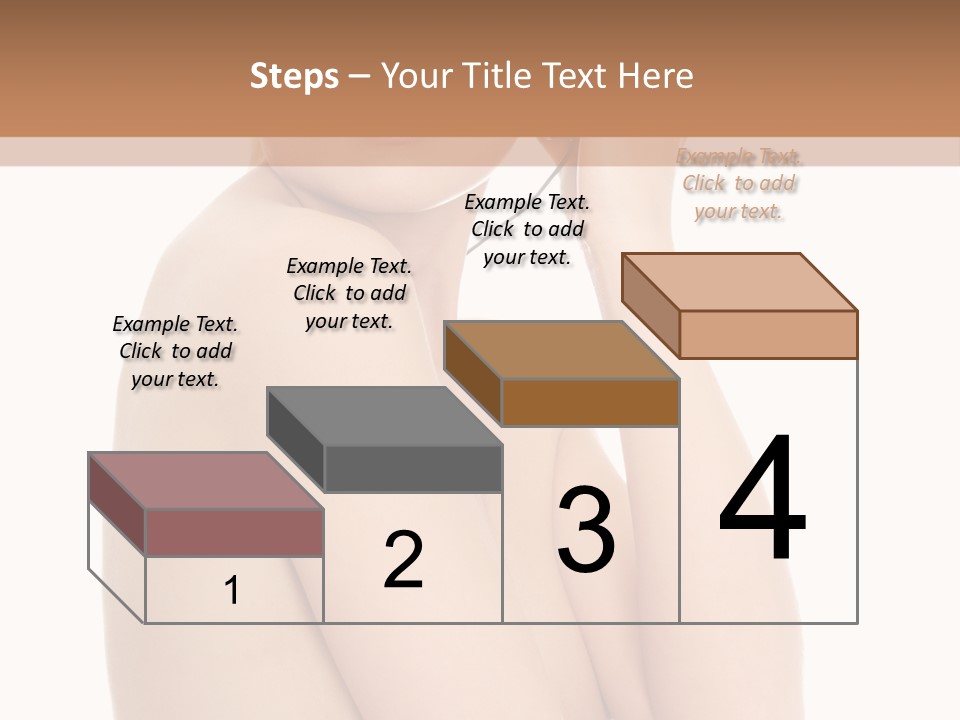 Adult Topless Blond PowerPoint Template
