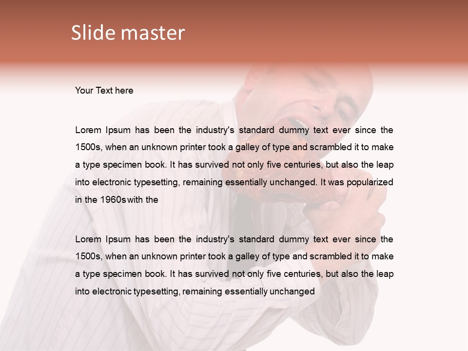 Lifestyle Hungry Teeth PowerPoint Template