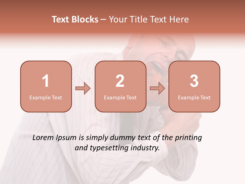 Lifestyle Hungry Teeth PowerPoint Template
