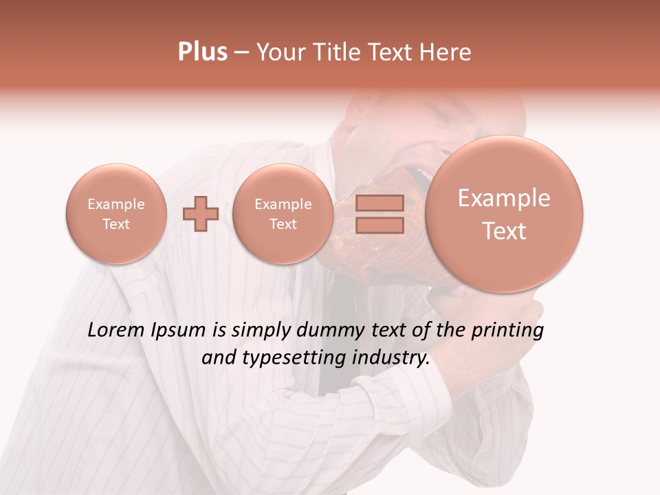 Lifestyle Hungry Teeth PowerPoint Template