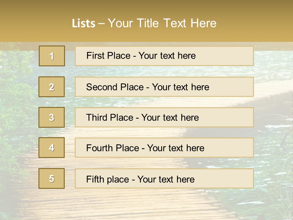Scenery Grass Vibrant PowerPoint Template