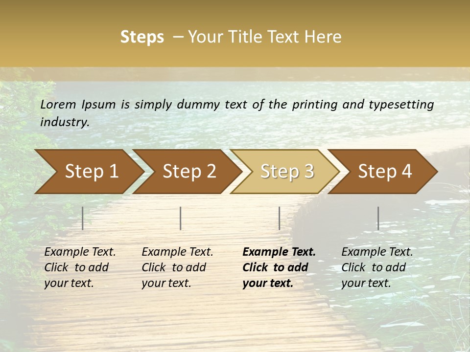 Scenery Grass Vibrant PowerPoint Template