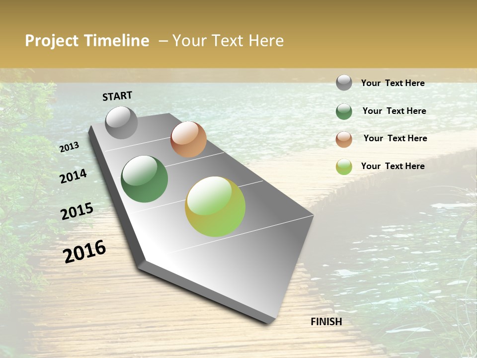 Scenery Grass Vibrant PowerPoint Template