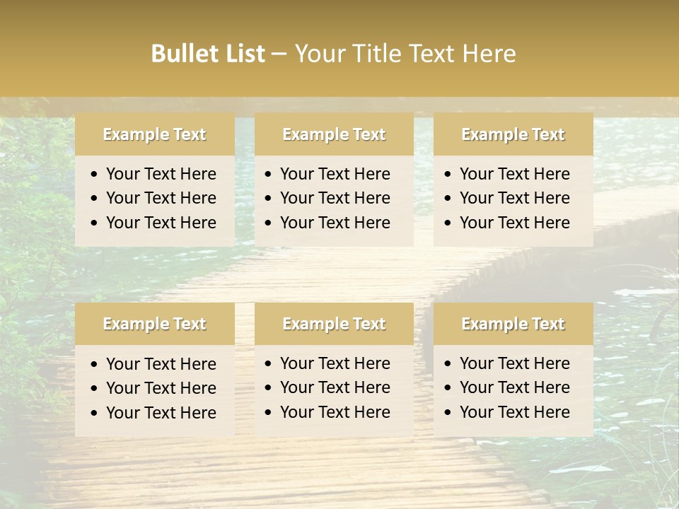 Scenery Grass Vibrant PowerPoint Template