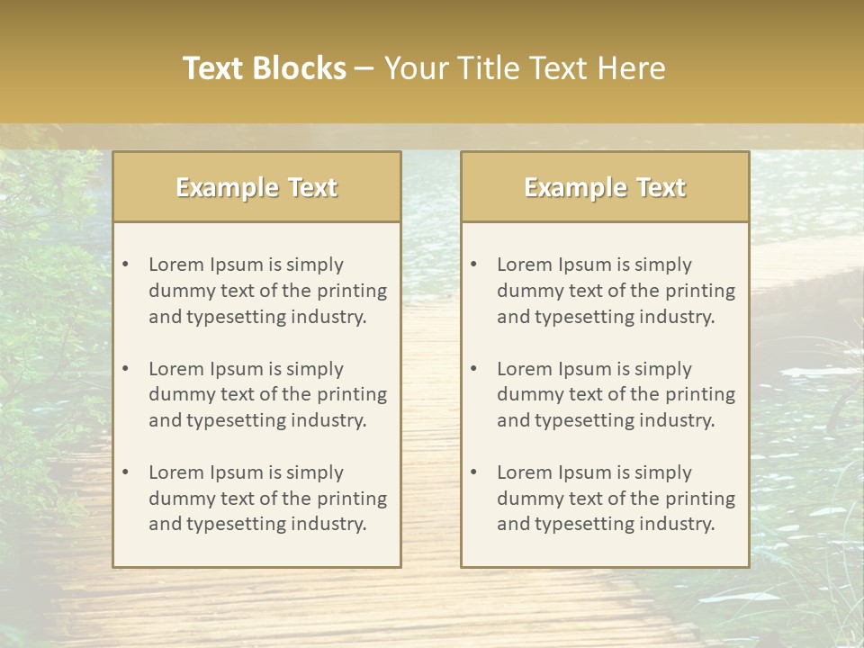 Scenery Grass Vibrant PowerPoint Template
