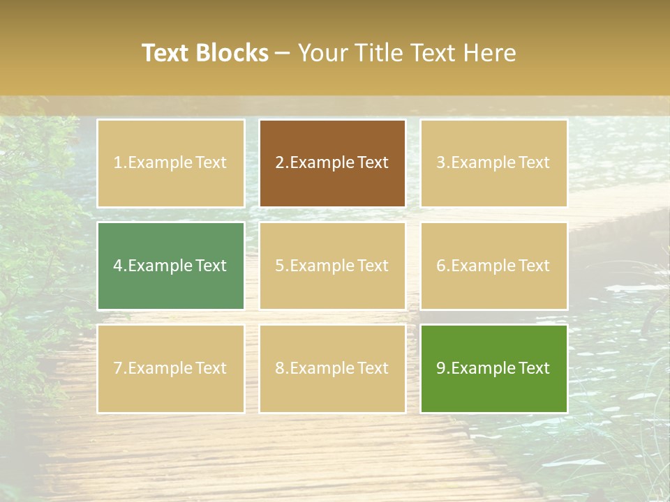 Scenery Grass Vibrant PowerPoint Template