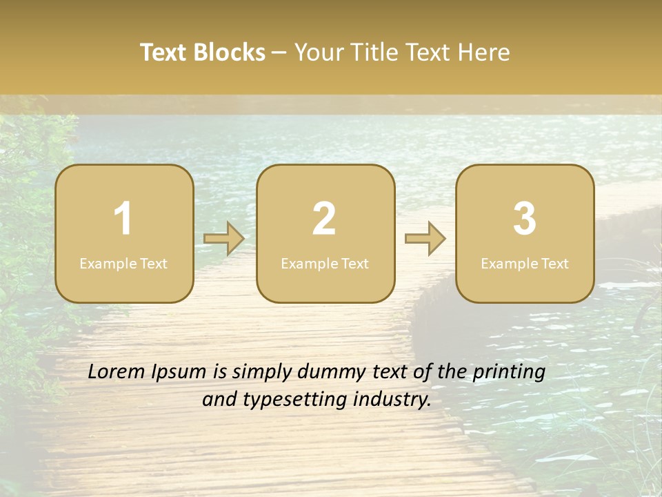 Scenery Grass Vibrant PowerPoint Template