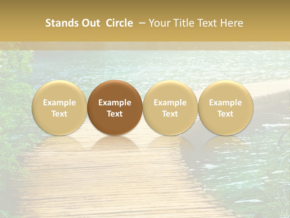 Scenery Grass Vibrant PowerPoint Template