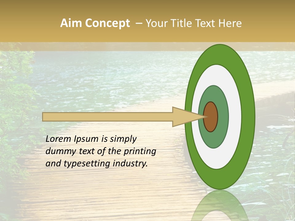 Scenery Grass Vibrant PowerPoint Template