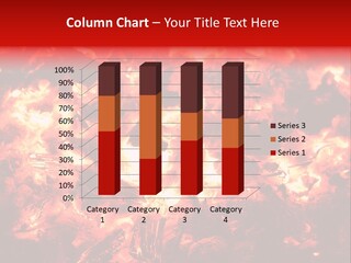 Burning Cinder Embers PowerPoint Template