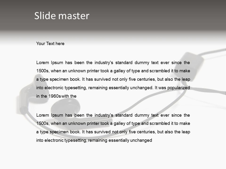 Set Radio Music PowerPoint Template