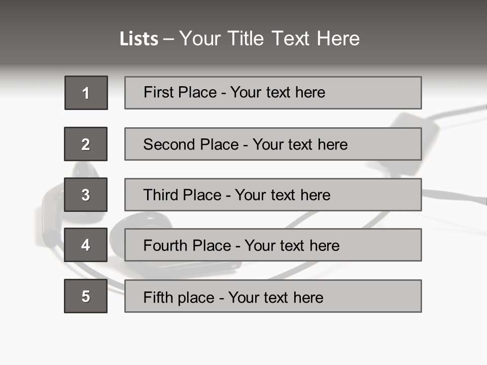 Set Radio Music PowerPoint Template