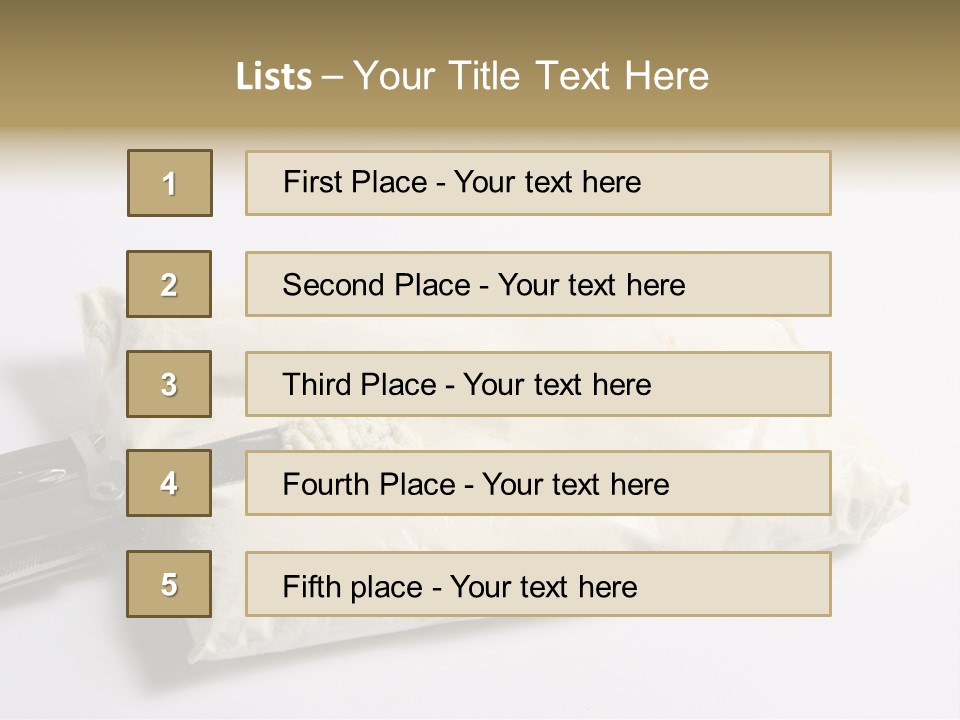 Drug Parcel Snuff PowerPoint Template