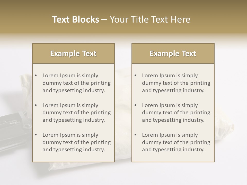 Drug Parcel Snuff PowerPoint Template