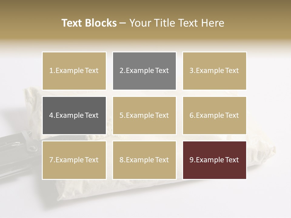 Drug Parcel Snuff PowerPoint Template