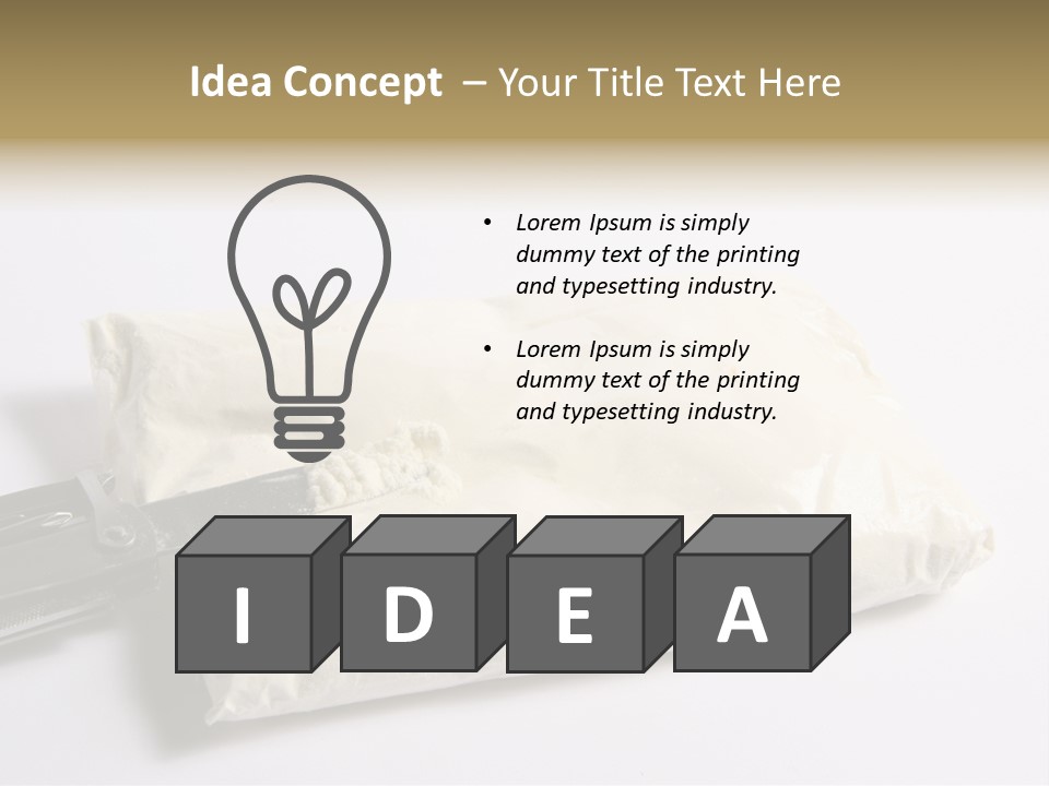 Drug Parcel Snuff PowerPoint Template