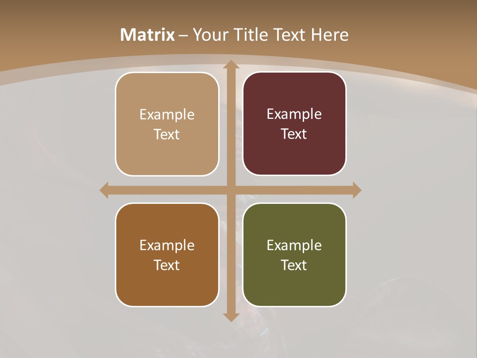 Hair Smoky Make Up PowerPoint Template