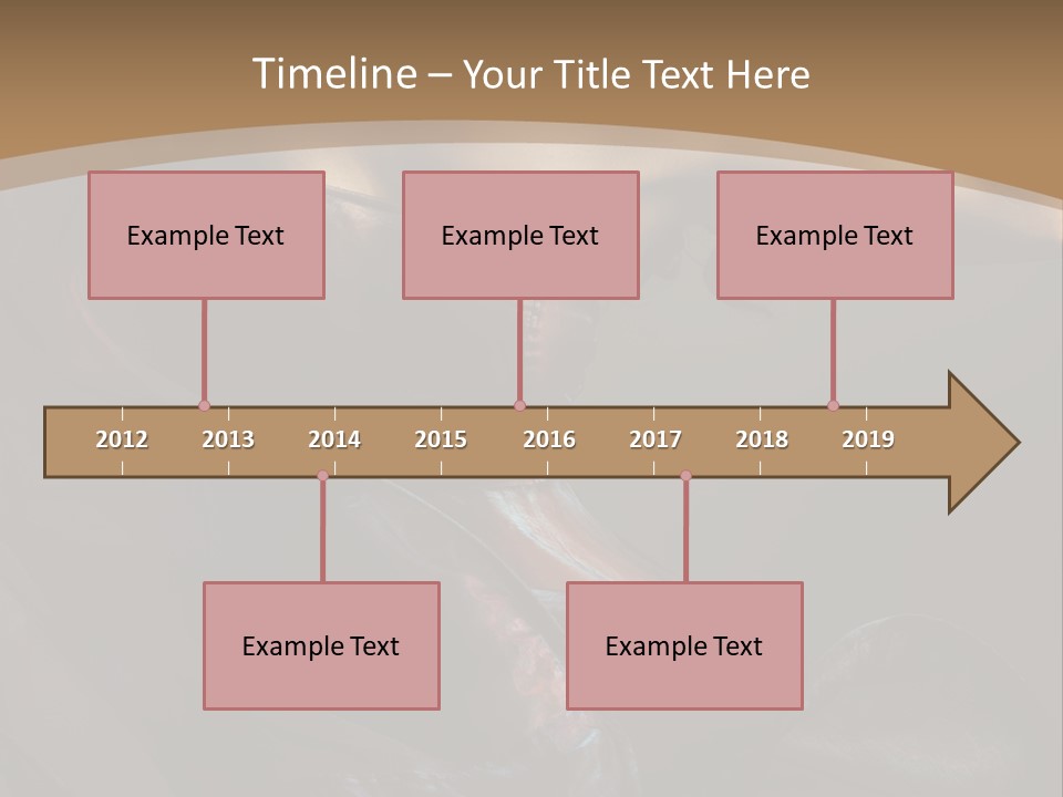 Hair Smoky Make Up PowerPoint Template