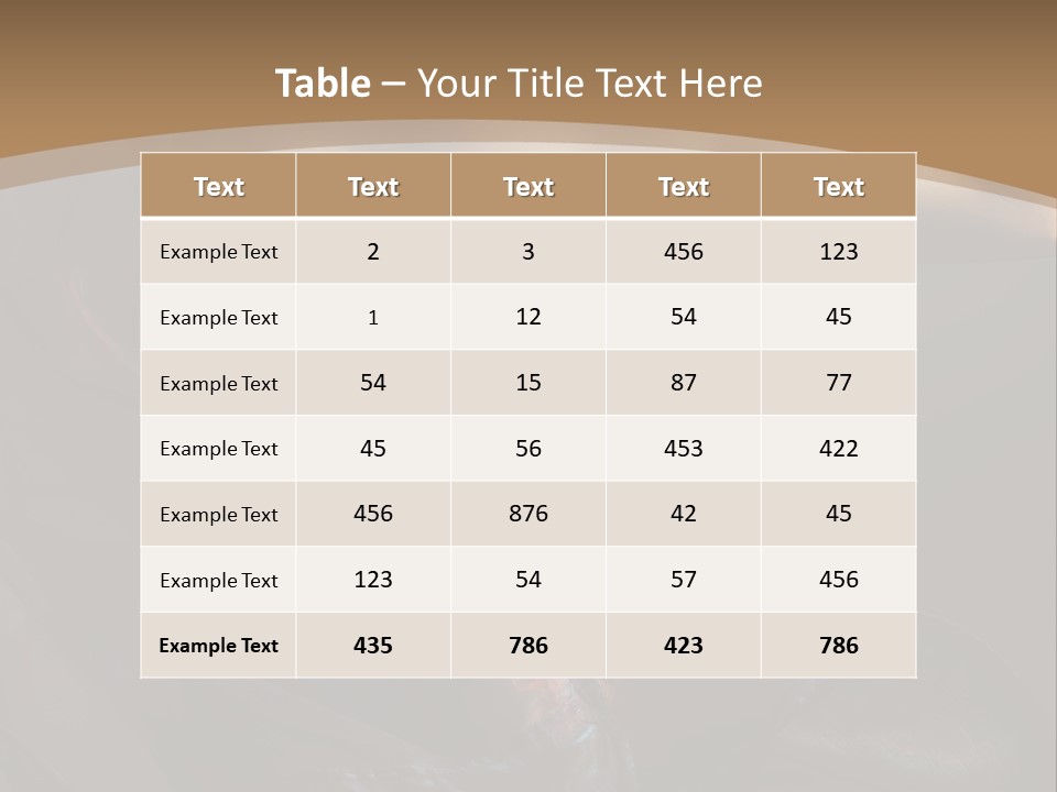 Hair Smoky Make Up PowerPoint Template