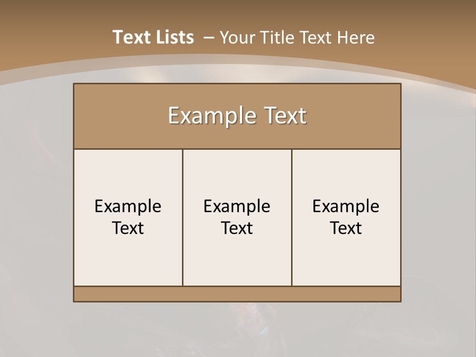 Hair Smoky Make Up PowerPoint Template