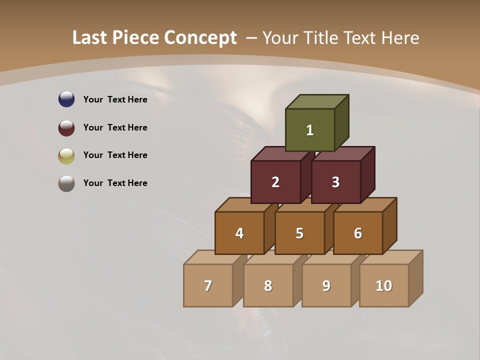 Hair Smoky Make Up PowerPoint Template