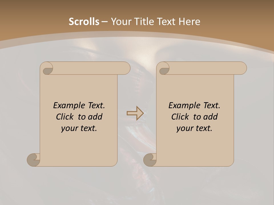 Hair Smoky Make Up PowerPoint Template