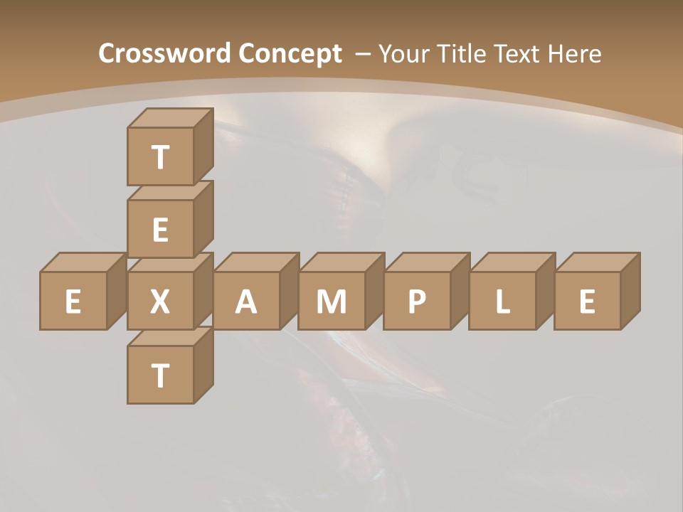 Hair Smoky Make Up PowerPoint Template