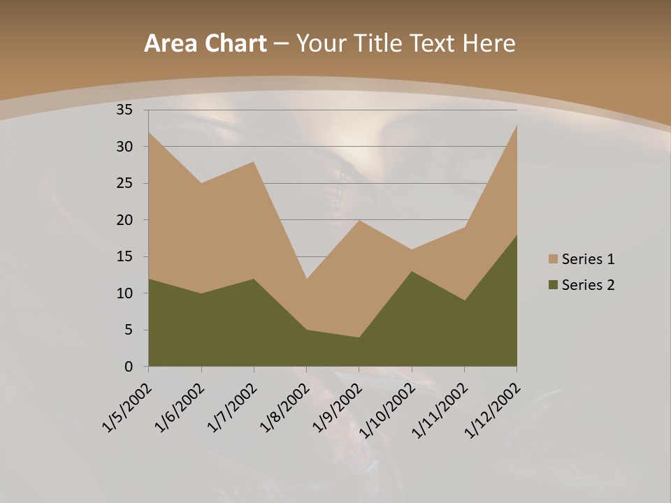 Hair Smoky Make Up PowerPoint Template