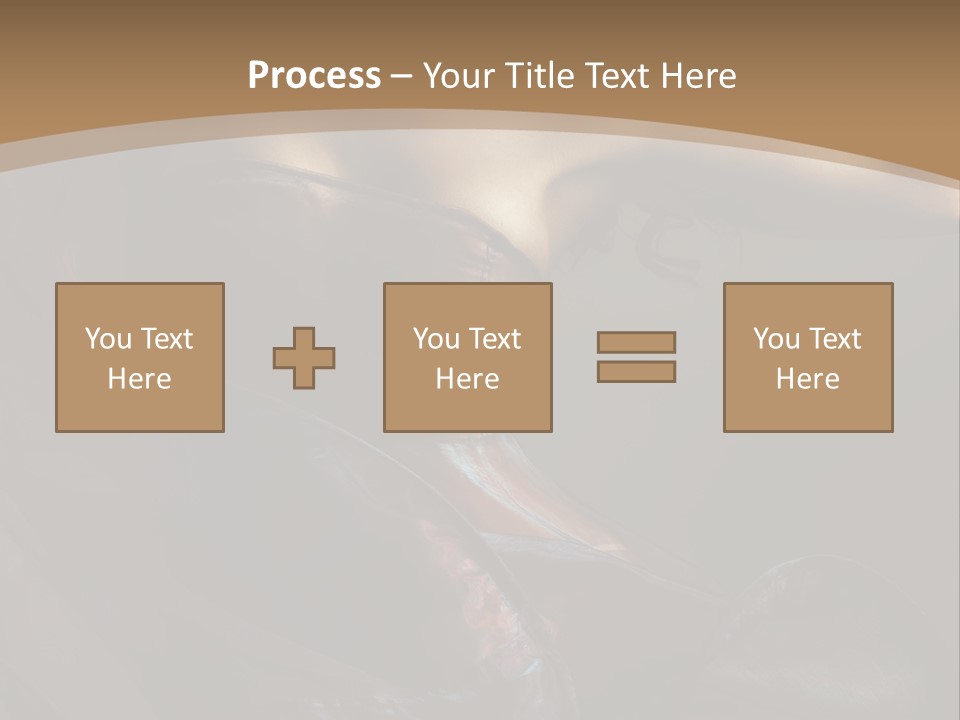 Hair Smoky Make Up PowerPoint Template