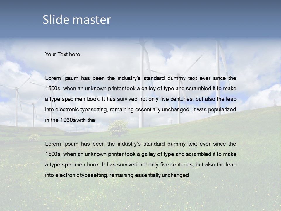 Sustainability Innovation Green PowerPoint Template