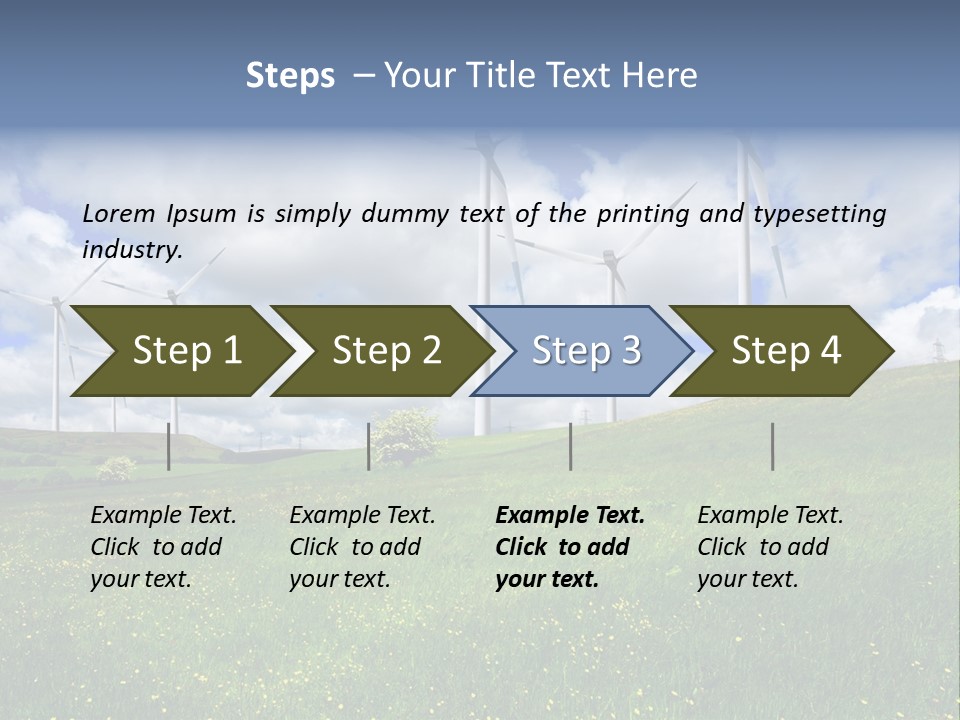 Sustainability Innovation Green PowerPoint Template
