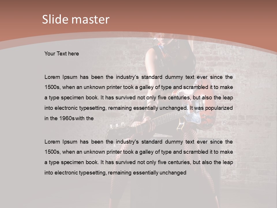 Solo Music Musician PowerPoint Template