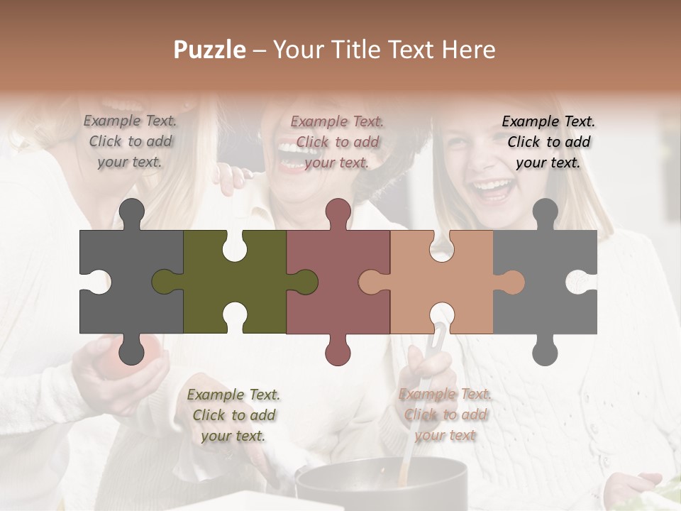 S Three Grandmother PowerPoint Template