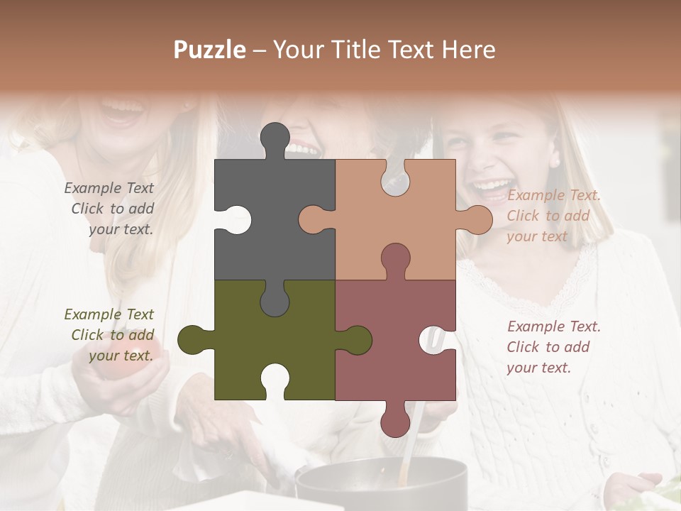 S Three Grandmother PowerPoint Template