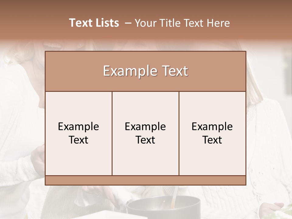 S Three Grandmother PowerPoint Template
