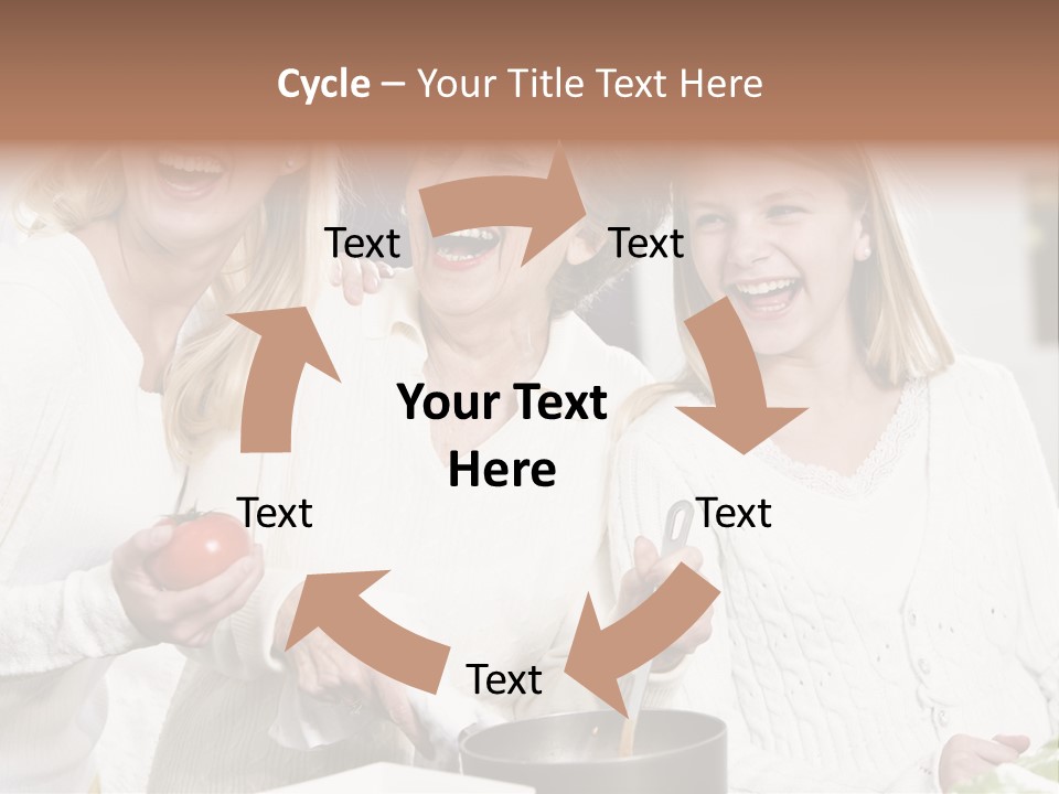 S Three Grandmother PowerPoint Template