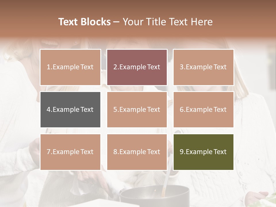 S Three Grandmother PowerPoint Template