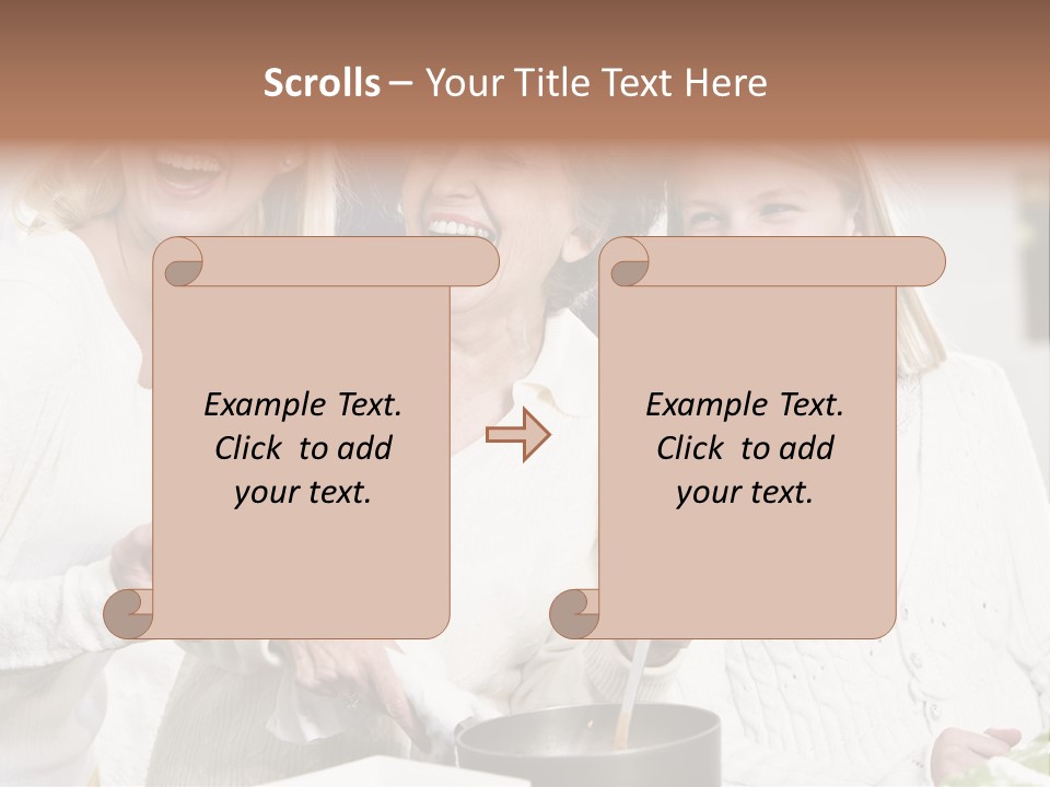 S Three Grandmother PowerPoint Template