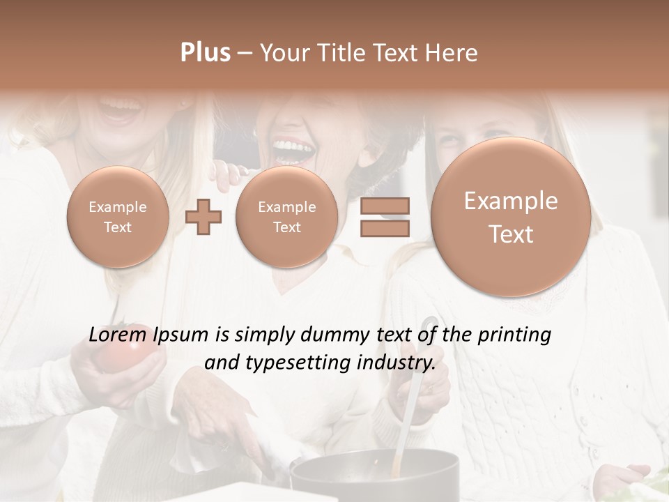 S Three Grandmother PowerPoint Template