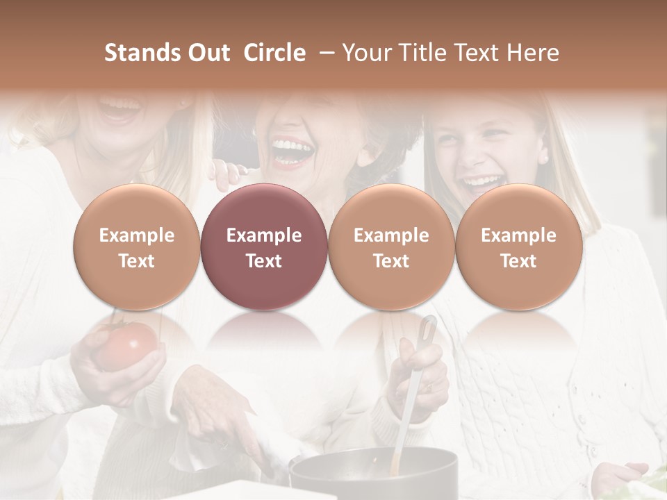 S Three Grandmother PowerPoint Template