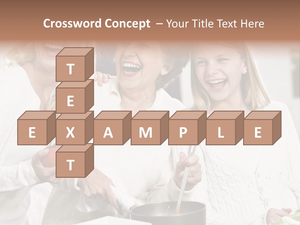 S Three Grandmother PowerPoint Template